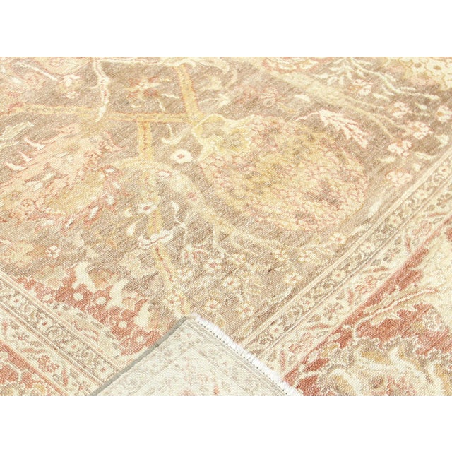 1960s Turkish Oushak Rug For Sale - Image 4 of 5