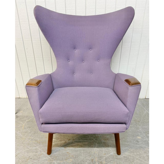 This listing is for a rare Mid-Century Modern Adrian Pearsall Wing Chair & Ottoman. Featuring a large rounded back wing...