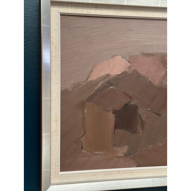 Rolf Magnusson, Muted Landscape, 1950s, Oil on Canvas, Framed For Sale - Image 11 of 18