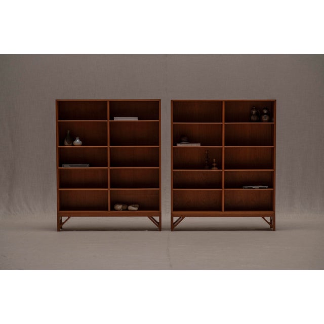 China Series Bookcases by Børge Mogensen for FDB, 1960s, Set of 2 For Sale - Image 16 of 16