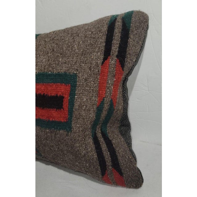 Mexican Indian Weaving Pillow For Sale - Image 4 of 6