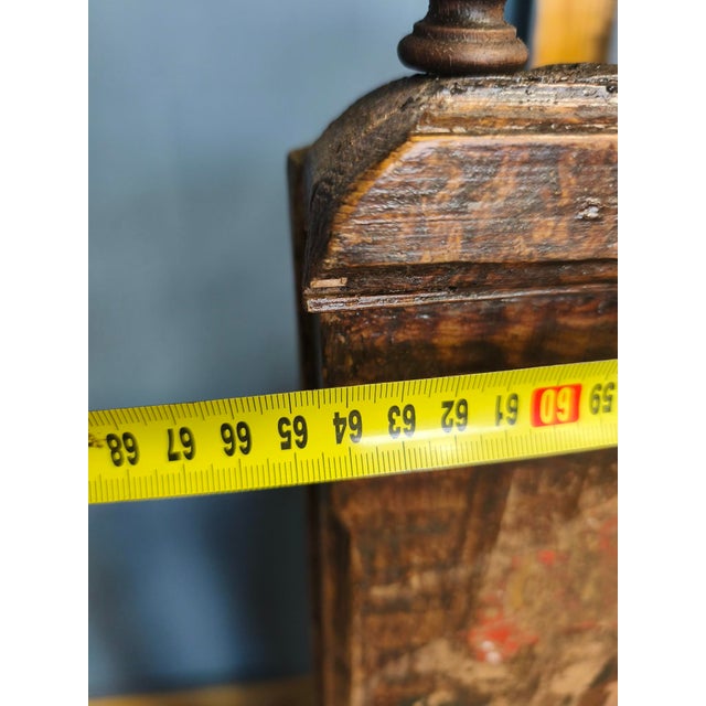 Antique Folk Corner Cabinet, 1850 For Sale - Image 4 of 18