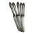Set of Five Sterling Acanthus Leaf Knives For Sale