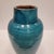 Ceramic 20th Century Turquoise Glazed Ceramic Vase, France, 1970s For Sale - Image 7 of 13