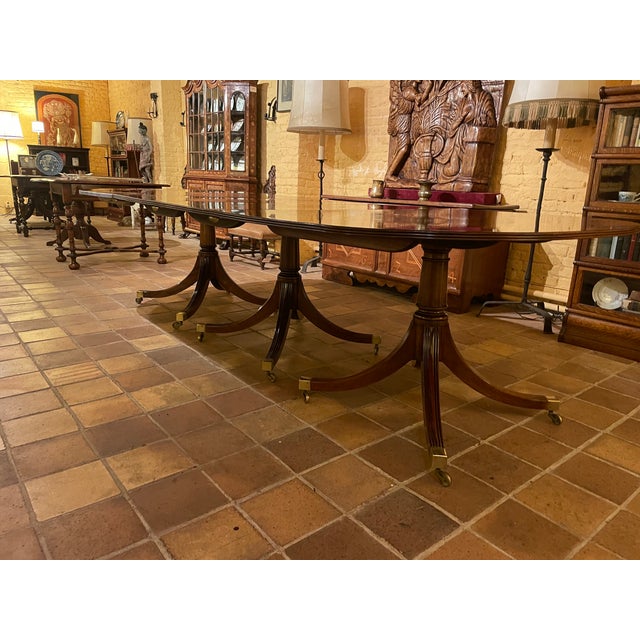 English Mahogany Dining Table, 1890s For Sale - Image 13 of 15