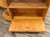 Mid Century Art Deco Rolling Bar Cart With Drop Front and Glass Bar Storage on the Reverse. For Sale - Image 4 of 10