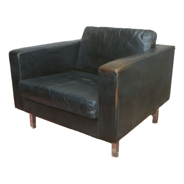 Mid-Century Leather Club Chair from Cor, 1950s For Sale