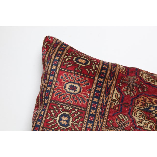 Handwoven Vintage Turkish Sofa Rug Pillow Cover -21'' X 30'' For Sale - Image 4 of 10