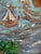 Purple Serg Graff “Storm Wanderer” Original Art, Fantasy Ship Seascape Nautical Art Coa For Sale - Image 8 of 9