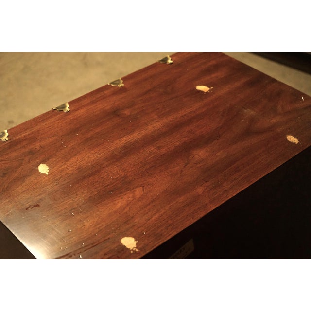 1970s 1970s Henredon Asian Inspired 3 Drawer Bachelors Chest. For Sale - Image 5 of 13