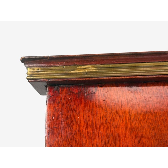 Russian Neoclassical, Wall Mirror, Mahogany, Bronze, Baltic States, 1860s For Sale - Image 11 of 13