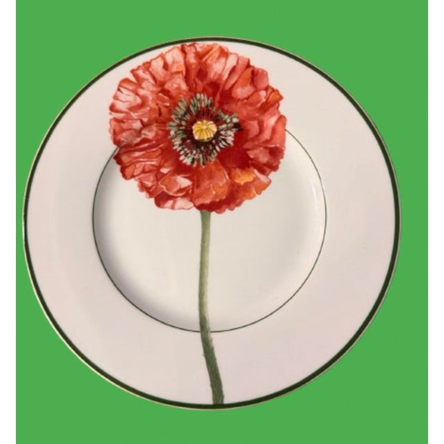 Ceramic 6 Flora by Villeroy & Boch Lunch Plates For Sale - Image 7 of 8
