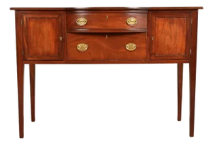 Kittinger Federal Mahogany Bow Front Sideboard Credenza or Buffet