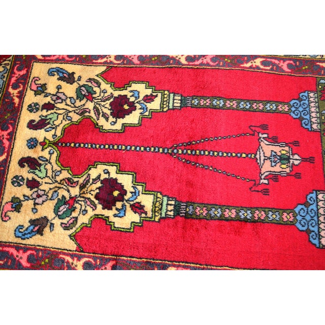 1960s Traditional Handknotted Turkish Rug For Sale - Image 6 of 11