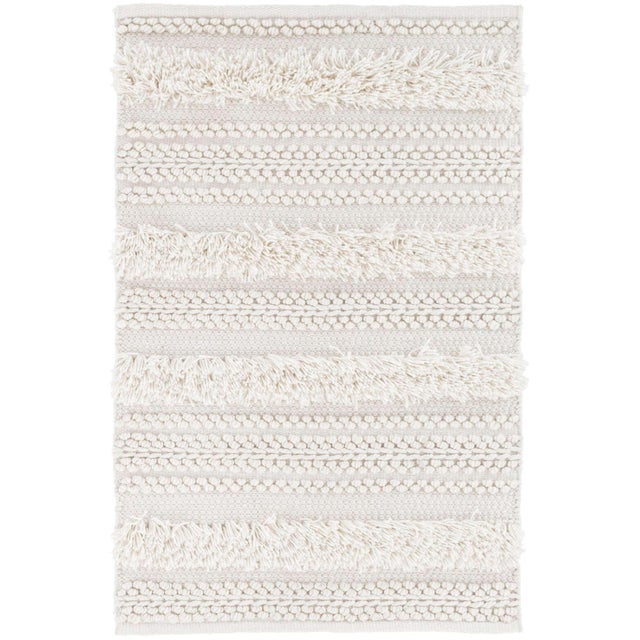 Dash & Albert by Annie Selke Zhara Stripe Ivory Indoor/Outdoor Rug, 3' x 5' For Sale In Boston - Image 6 of 6