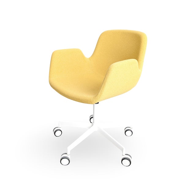Textile S131 Chairs with Hee Welling Fabric Armrests from Lapalma, Set of 5 For Sale - Image 7 of 13