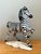 White Vintage Italian Ceramic Zebra Sculpture For Sale - Image 8 of 12