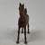 VTG Carved Wood 4" Saddle bred Horse Weanling 3D Equine Folk Art Grand Walnut Grand Wood horses and animals are carved...