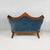 1920s Italian Louis XVI Style Sofa in Light Blue Velvet and Wood, 1930s For Sale - Image 5 of 18