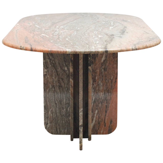 1979 Brazilian Marble Dining Table Attributed to Georges Mathias For Sale In New York - Image 6 of 10