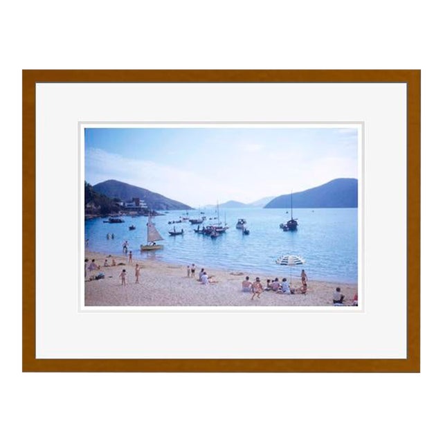 A Hong Kong Beach 1959 by Toni Frissell Framed For Sale