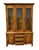 Stanley Furniture Stanley Furniture Solid Knotty Pine Rustic Farmhouse Americana 53" Lighted Display China Cabinet 7111-10 For Sale - Image 4 of 11