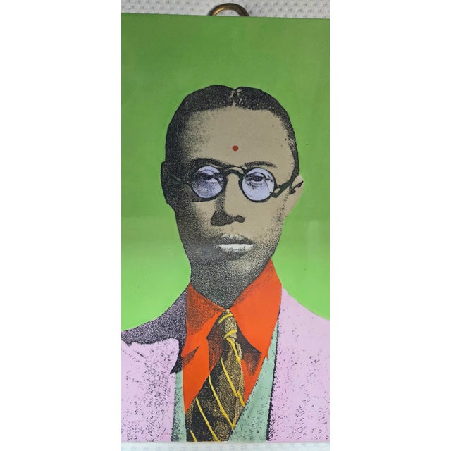 Pop Art Rare Complete Set of 3 Fabienne Jouvin Paris Pop-Art "Pu Yi" Wall Plaques For Sale - Image 3 of 11