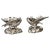 Antique Victorian Silver Plated Eagle Salts, 1800s, Set of 2 For Sale - Image 15 of 15
