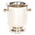 Art Deco Machine Age Silver Plate Ice Bucket With Milled Handles For Sale