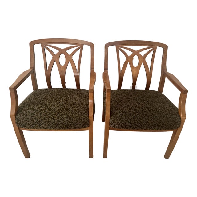 Late 20th Century Paoli Unique Pair of Chairs Mint Excellent Condition For Sale