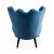 Jonathan Adler Jonathan Adler Ripple Slipper Chair, Venice Twilight For Sale - Image 4 of 8