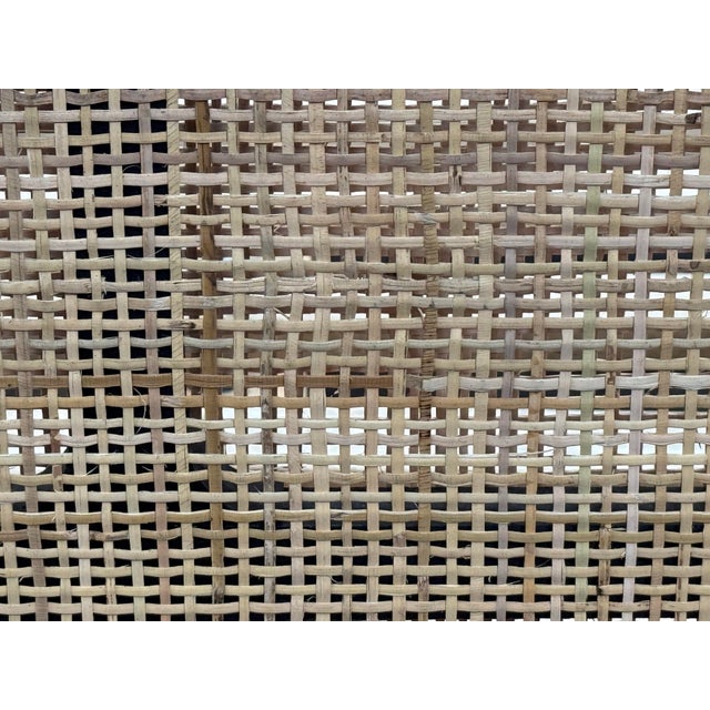 Eastern King Williams Sonoma for West Elm Ida Woven Bed For Sale - Image 10 of 12