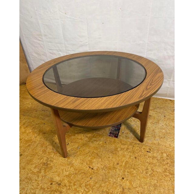 Mid-Century Round Coffee Table, 1960s For Sale - Image 4 of 8