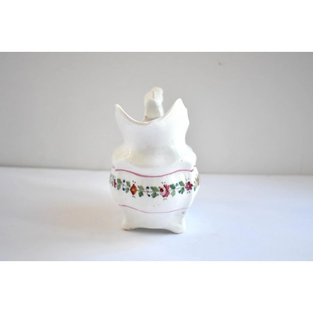 Antique Georgian Staffordshire Pink Luster Pitcher For Sale - Image 4 of 11