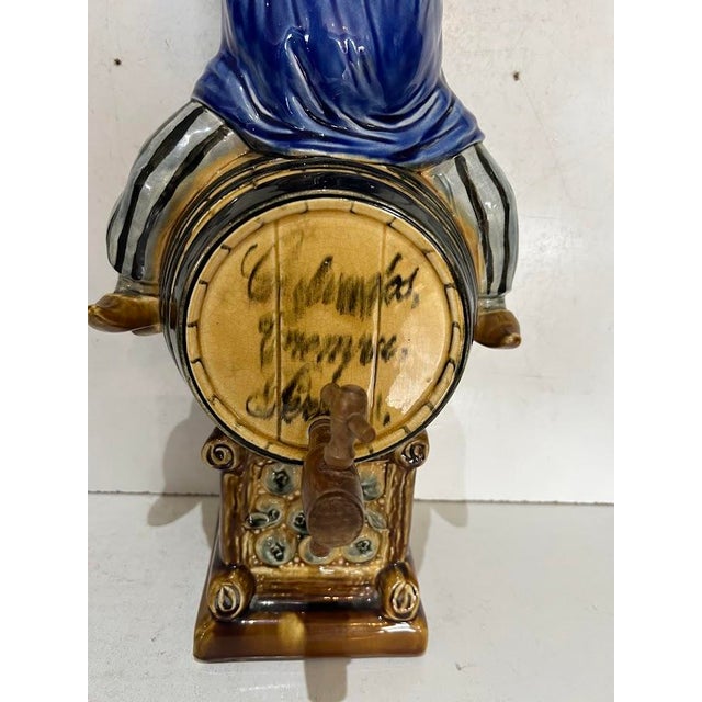 Polychrome Earthenware Fountain, 20th Century For Sale - Image 11 of 14