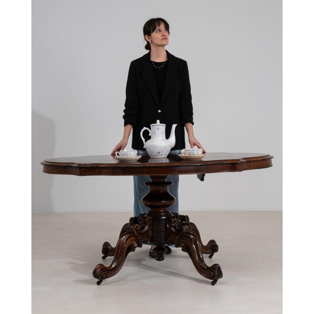 Victorian Tilt-Top Table with Hidden Compartment on Casters, Antique, United Kingdom, 19th Century For Sale - Image 15 of 18