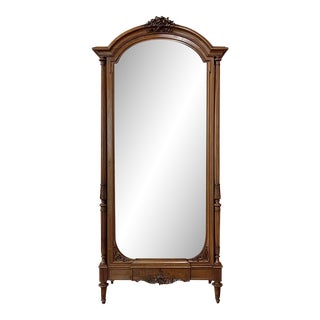 19th Century French Louis XVI Walnut Armoire ~ Wardrobe For Sale