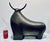 Original retail $800, stylish Currey & Company Mid-Century Modem Style Bronze Ferdinand Bull Sculpture,