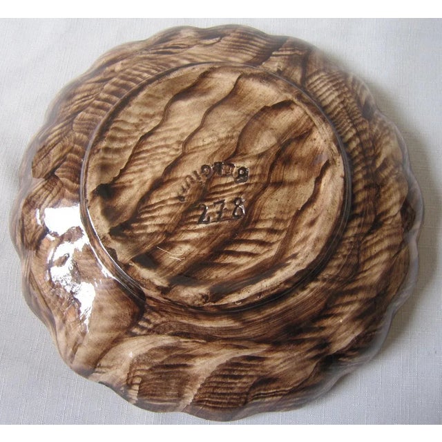 Art Deco Ceramic Bowl Deer For Sale - Image 4 of 8