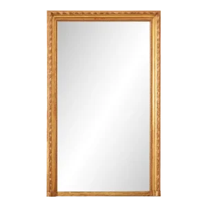 19th Century French Louis XVI Gilt Mantel Mirror