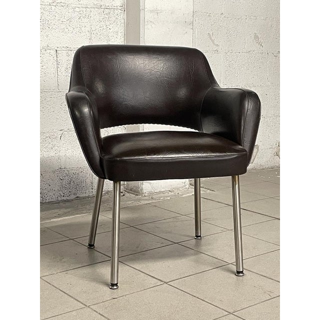 Set of Leatherette Lounge Chairs from Mobiltecnica Torino, 1970s For Sale - Image 15 of 18