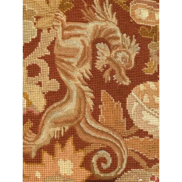 French Needlepoint Panel Tapestry, 1890s For Sale - Image 13 of 18