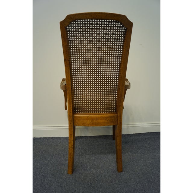 American of Martinsville Italian Neoclassical Tuscan Style Cane Back