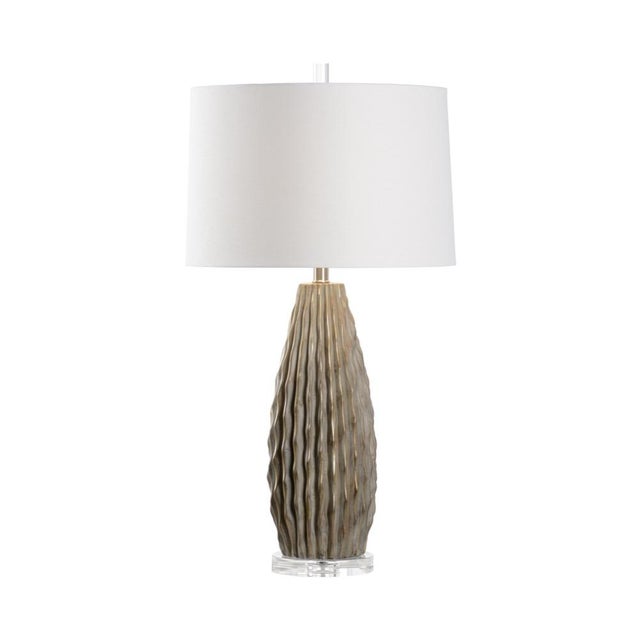 2020s Larry Laslo for Wildwood Saguaro Table Lamp - Taupe For Sale - Image 5 of 5