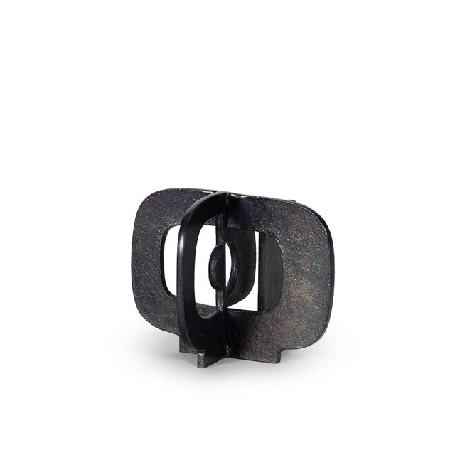 A study in positive and negative form, the Short Modernist Sculpture is defined by sculptural contrast and hand-cast...