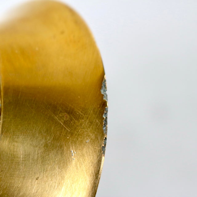 Metal Vintage Mid-Century Solid Brass Equestrian Hand Bell - Horse & Jockey For Sale - Image 7 of 8