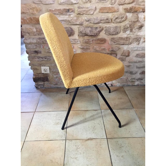 Textile Lounge Chair by Joseph Andre Motte, 1954 For Sale - Image 7 of 13