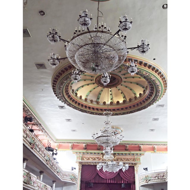 Early 20th Century Grand Prospect Hall Empire Crystal Chandelier For Sale - Image 14 of 14