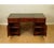 Twin Pedestal Desk with Green Leather Top by E. G. Hudson For Sale - Image 5 of 13