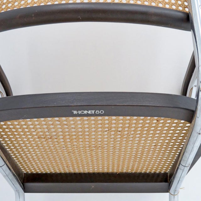 Marcel Breuer for Thonet, S64 Side Chairs, 1980 For Sale - Image 9 of 10